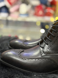 Shoes for men / Men’s Leather Wingtip Brogue Dress Boots