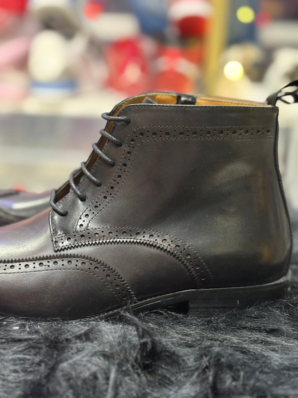 Shoes for men / Men’s Leather Wingtip Brogue Dress Boots