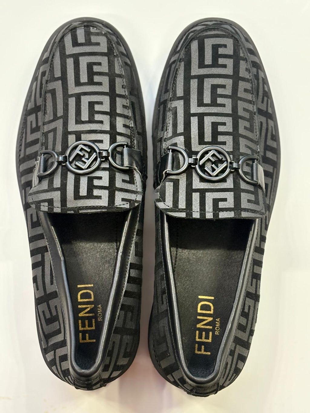 Shoes for men / Fendi FF Logo Lug-Sole Loafers