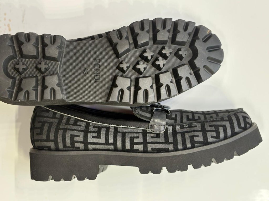 Shoes for men / Fendi FF Logo Lug-Sole Loafers